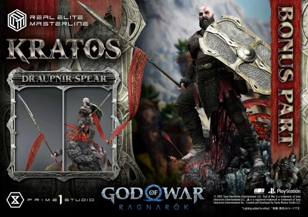 Prime 1 Studio Real Elite Masterline God of War: Ragnarok Kratos Ultimate Bonus Version - God Of War