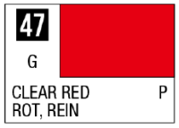 Mr. Color 47 - Clear Red (Gloss/Primary) 1