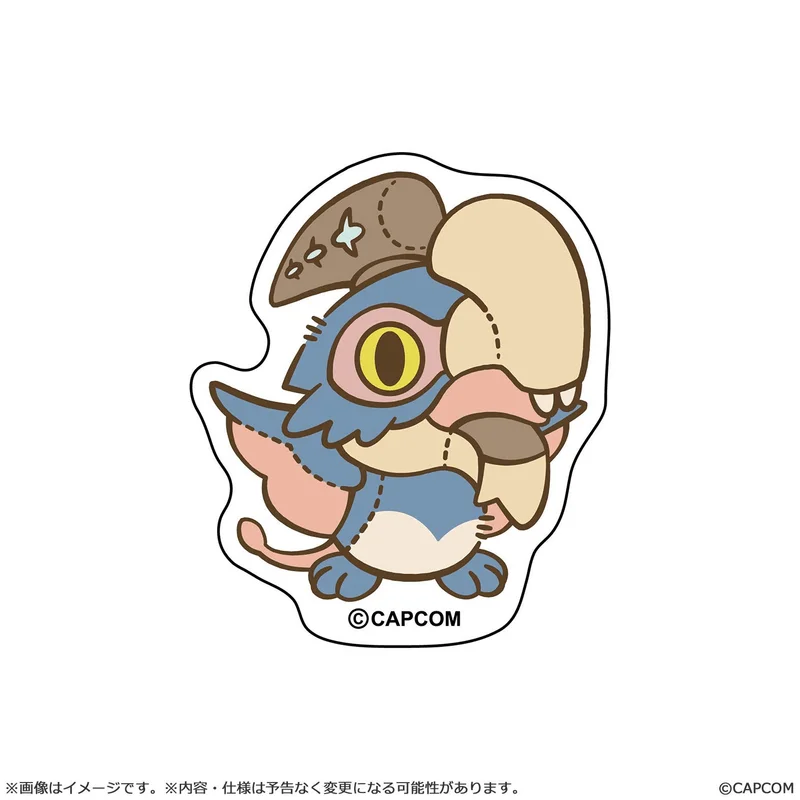CAPCOM MONSTER HUNTER CHIBI STYLE Die-cut Sticker: Gypceros - Monster Hunter