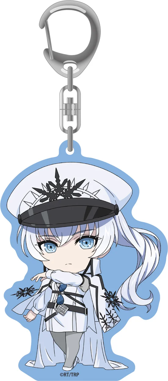 GOOD SMILE COMPANY RWBY: Ice Queendom Nendoroid Plus Acrylic Keychain (Weiss Schnee: Nightmare Side) - RWBY: Ice Queendom