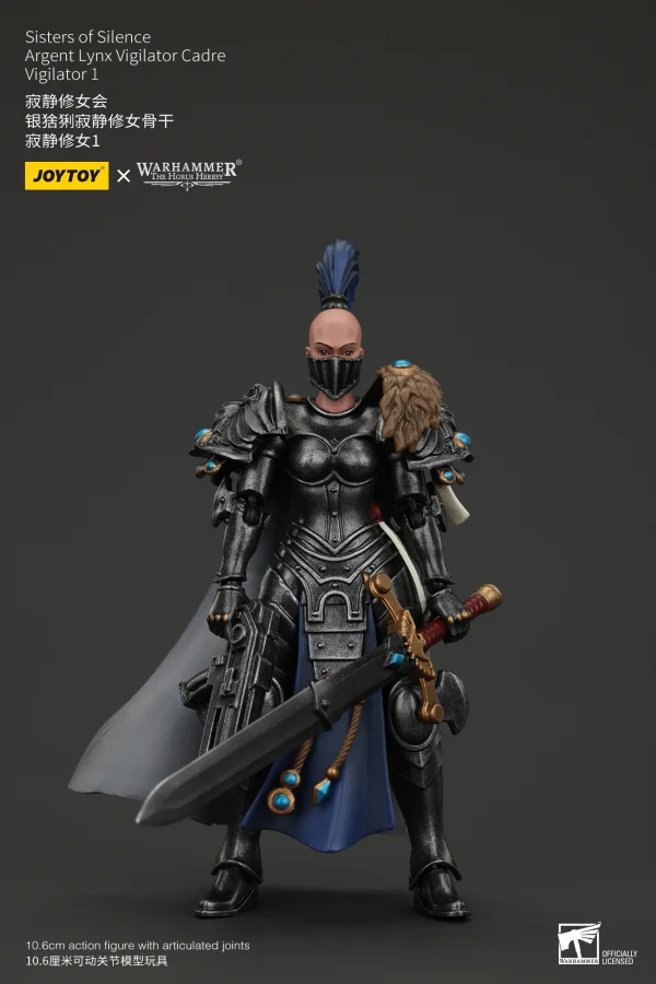 JOYTOY Sisters of Silence Argent Lynx Vigilator Cadre Vigilator 1 - Warhammer 40K