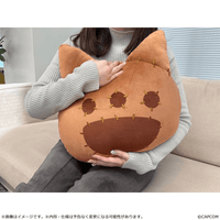Monster Hunter Wilds cat shaped cushion 4