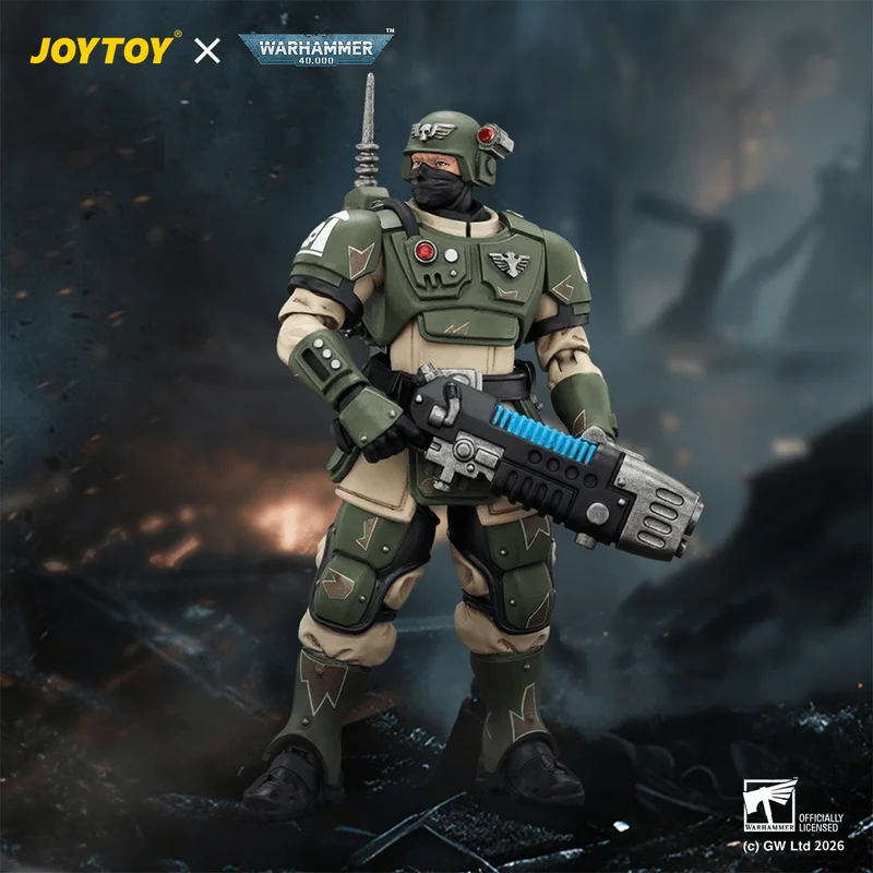 JOYTOY Astra Militarum Kasrkin 4 with Plasma Gun - Warhammer 40K