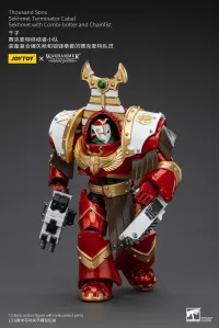 JOYTOY Thousand Sons Sekhmet Terminator Cabal Sekhmet With Combi-Bolter And Chainfist - Warhammer 40K - photo 4