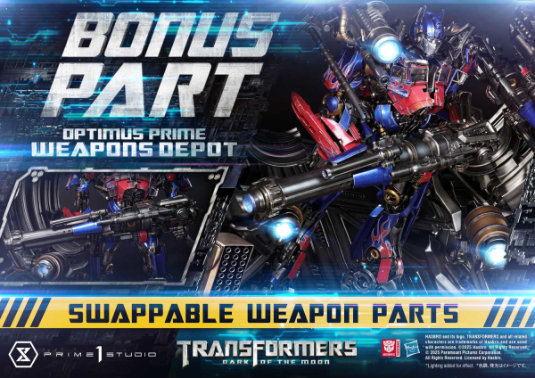 Museum Masterline Transformers: Dark of the Moon (Film) Optimus Prime Weapons Depot Bonus Version