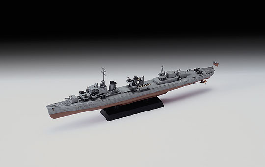 FULLHULL MARINE VESSEL: 1/700 FULL HULL I.J.N. DESTROYER ISOKAZE 1945