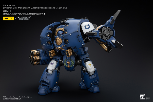 Ultramarines Leviathan Dreadnought with Cyclonic Melta Lance And Siege Claws