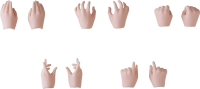 Harmonia bloom Hand Parts Set (root/Sunrise) 2