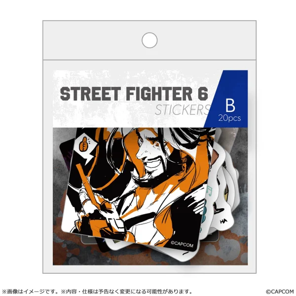 CAPCOM Street Fighter 6 die-cut stickers B set - Street Fighter