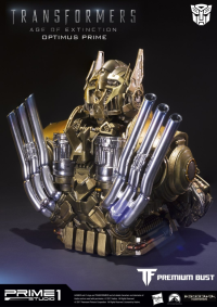 Premium Bust Transformers: Age of Extinction (Film) Optimus Prime Gold Version 4