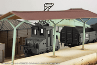 1/80 Scale Paper kit Choshi Electric Railway DEKI3 Electric Locomotive(Black) 9