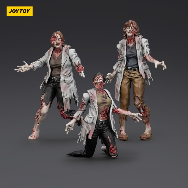 Dark Source Zombie Figure Scientists (Female)