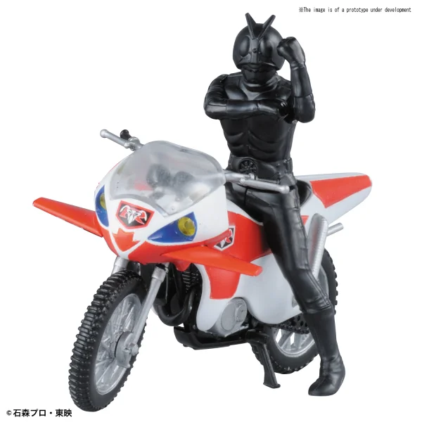 BANDAI HOBBY Mecha Collection - Kamen Rider - New Cyclone & Masked Rider 2 - Kamen Rider: Masked Rider