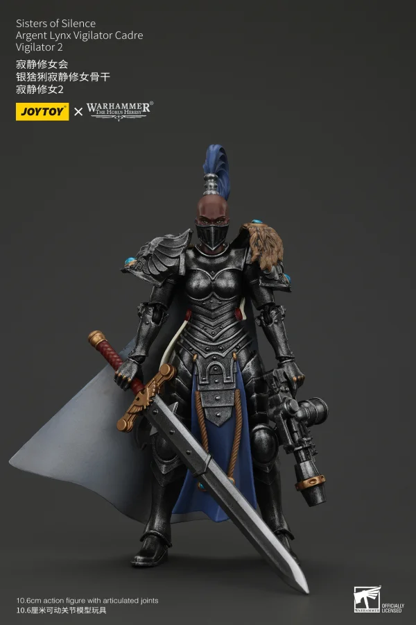JOYTOY Sisters of Silence Argent Lynx Vigilator Cadre Vigilator 2 - Warhammer 40K