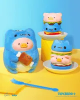 TOYZEROPLUS LuLu the Piggy x Capoo - Foodie Lu PVC Face Plush Keychain - LuLu The Piggy - photo 7