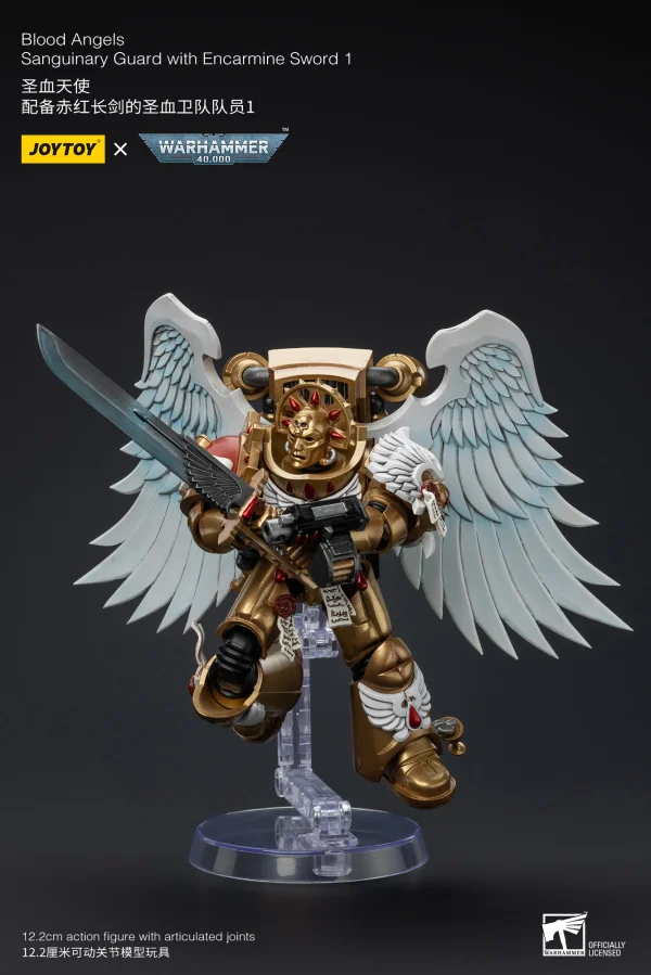 JOYTOY Blood Angels Sanguinary Guard with Encarmine Sword 1 - Warhammer 40K