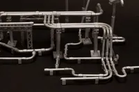 PLUM PMOA 1/150 Scale Structure Kit "Plumbing Set" - Scale Kits - photo 4