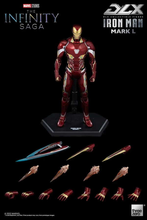 threezero The Infinity Saga - DLX Iron Man Mark 50 - Marvel