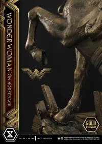 Prime 1 Studio Museum Masterline Wonder Woman (Film) Wonder Woman on HorseBack Gold Version - DC Comics - photo 13