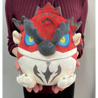 Monster Hunter Fluffy Eggshaped Plush Rathalos 1