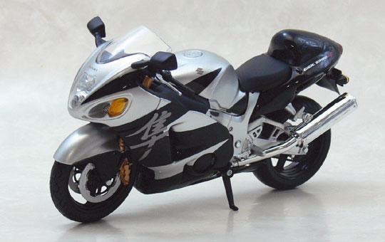1/12 TOYABI DIECAST MOTORCYCLE: 1/12 SUZUKI GSX1300R HAYABUSA(BLACK)