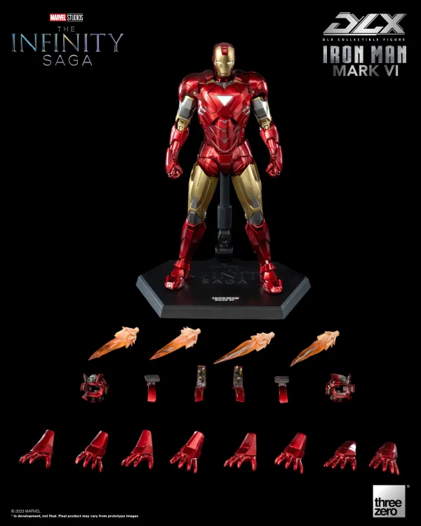 threezero Marvel Studios: The Infinity Saga: DLX Iron Man Mark 6 - Marvel