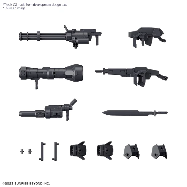 BANDAI HOBBY HG 1/72 AMAIM Warrior at the Borderline Weapon Set7 - AMAIM Warrior at the Borderline