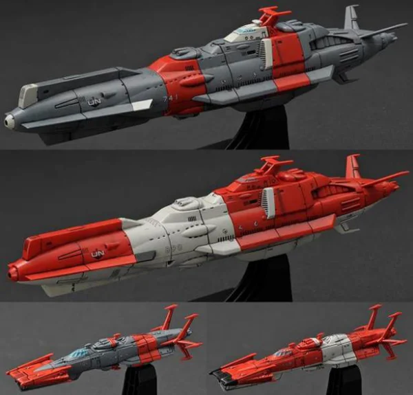 BANDAI HOBBY Star Blazers - 1/1000 UNCN Combined Space Fleet Set 2 - Space Battleship Yamato