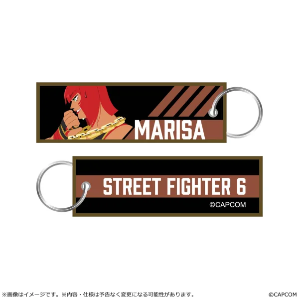 CAPCOM Street Fighter 6 Flight Tag Keychain MARISA - Street Fighter
