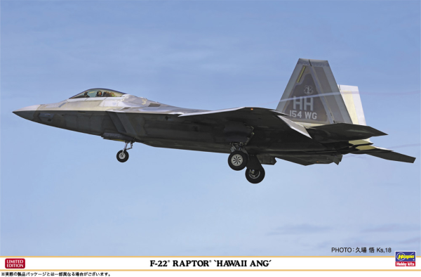 1/48 F-22 RAPTOR HAWAII ANG