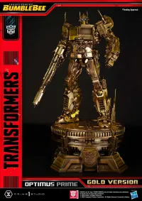 Prime 1 Studio Museum Masterline Transformers: Bumblebee (Film) Optimus Prime Cybertron Edition Gold Version - Transformers - photo 6