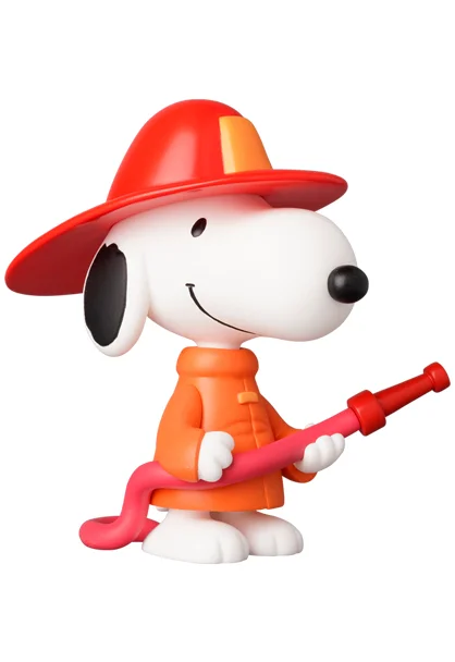 MEDICOM TOY UDF Peanuts Series 14 : FIREMAN SNOOPY - PEANUTS
