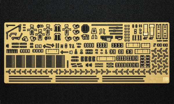 [QG28] 1:350 IJN AIRCRAFT CARRIER AKAGI DETAIL UP ETCHING PARTS BASIC C