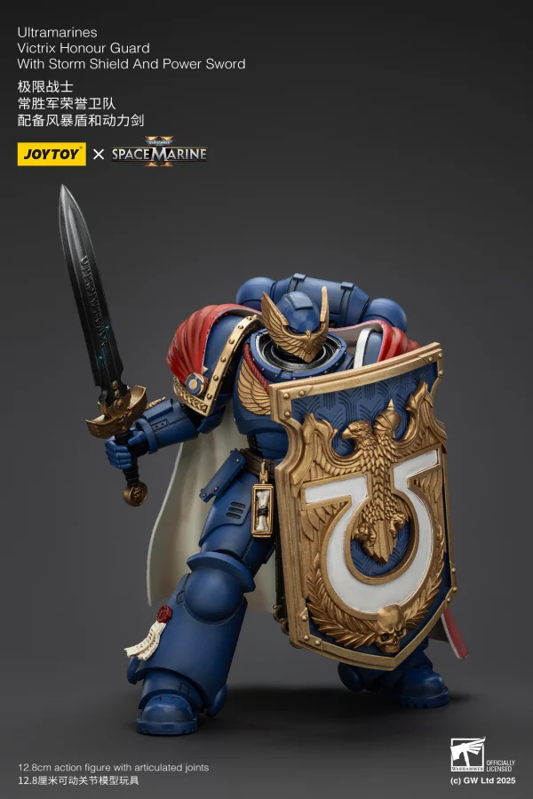 JOYTOY Ultramarines Victrix Honour Guard with Storm Shield And Power Sword - Warhammer 40K