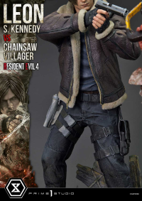 Ultimate Premium Masterline Resident Evil 4 Leon S. Kennedy versus Chainsaw Villager Bonus Version 14
