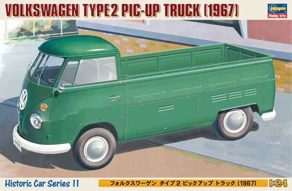 Hasegawa [HC11] 1:24 VOLKSWAGEN TYPE 2 PIC-UP TRUCK 1967 - Scale Kits