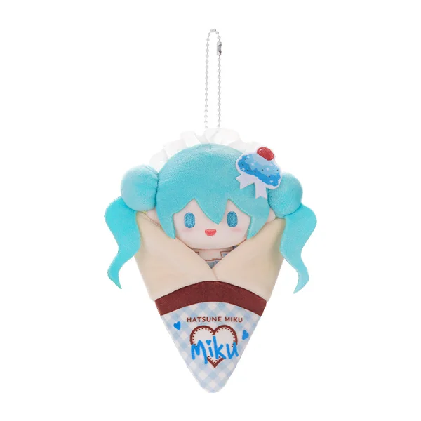 GOOD SMILE COMPANY Character Vocal Series 01: Hatsune Miku Crêpe Mascot Keychain C - Hatsune Miku