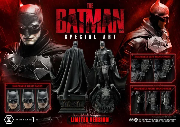 Prime 1 Studio Museum Masterline The Batman (Film) The Batman Special Art Edition Fabric Cape Limited Version - DC Comics