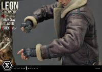 Ultimate Premium Masterline Resident Evil 4 Leon S. Kennedy versus Chainsaw Villager Bonus Version 31