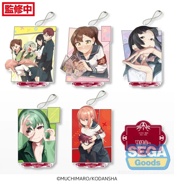 SEGA "There is also a hole in the student organization!" Clear Keychain With Stand (EX) - There is also a hole in the student organization!