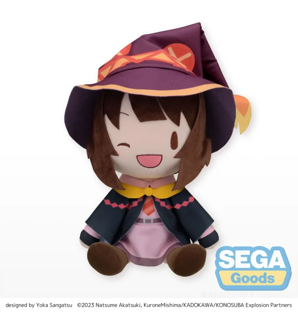 SEGA Fuwapetit "KONOSUBA -An Explosion on This Wonderful World!" L Plush "Megumin" - KONOSUBA -God's Blessing on This Wonderful World!