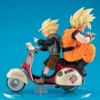 MegaHouse DESKTOP REAL McCOY EX Dragon Ball Z Super Saiyan Son Goku & Super Saiyan Son Gohan＆Mortorbike - Dragon Ball Z - photo 8