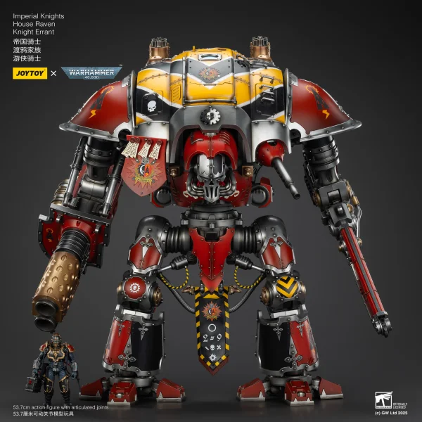 JOYTOY Imperial Knights House Raven Knight Errant - Warhammer 40K
