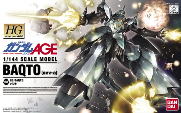 BANDAI HOBBY HG 1/144 #08 Gundam Age Baqto - Mobile Suit Gundam AGE