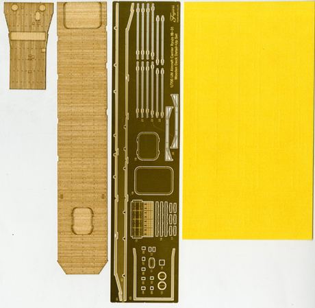 [G-up No126] 1/700 Genuine Wood Deck Seal for IJN Aircraft Carrier Ryujo After First Upgrade