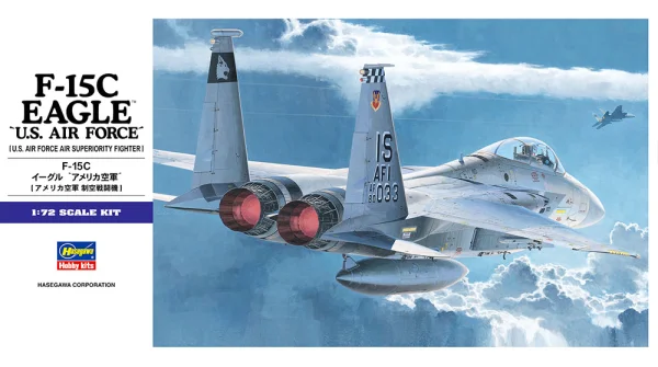 Hasegawa [E13] 1:72 F-15C EAGLE U.S. AIR FORCE - Scale Kits