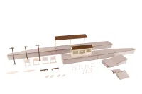 PLUM PMOA 1/80 Scale Paper kit Town Corner Accessory Series Local type island platform Basic set - Scale Kits - photo 1