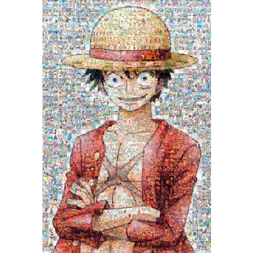 ENSKY [1000-386] ONE PIECE jigsaw puzzle 1000 pieces [Mugiwara Store 1st Anniversary Mosaic Art] - ONE PIECE