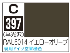 GSI Creos Mr. Color C397 - RAL6014 YELLOW OLIVE - Paints