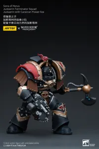 JOYTOY Sons of Horus Justaerin Terminator Squad Justaerin with Carsoran Power Axe - Warhammer 40K - photo 4
